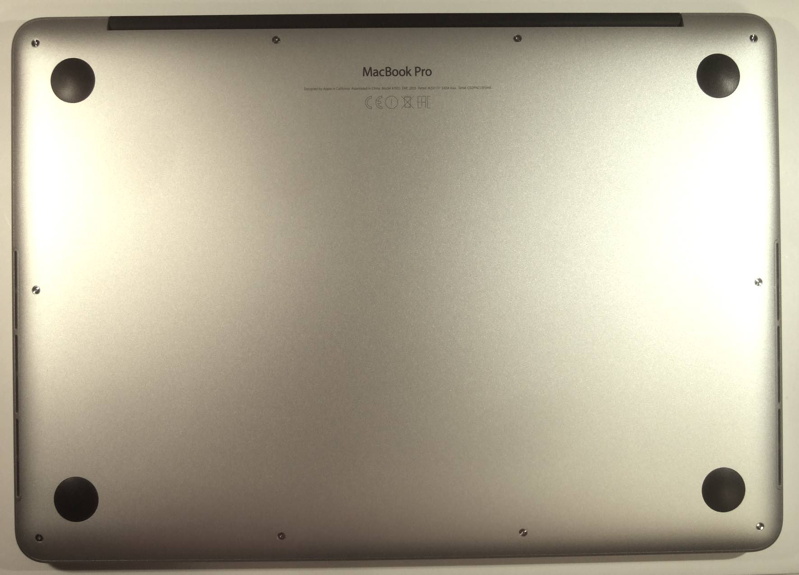 [ image 3B ] MacBook Pro: bottom