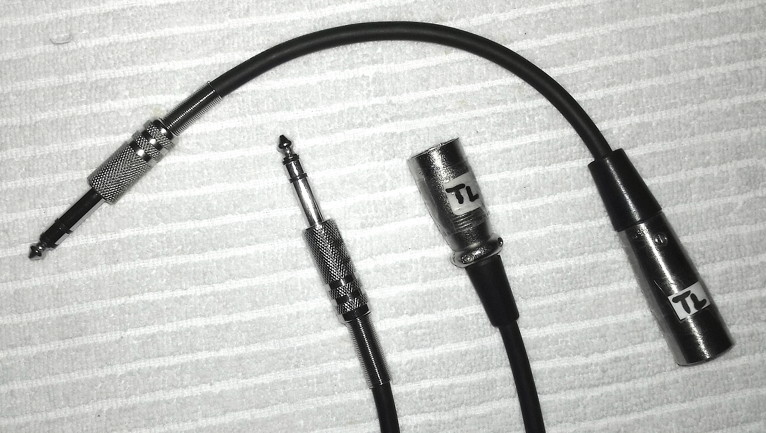 [ image 6C ] 2 TRS-XLR.male adapter cables